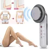 Face Care Devices 3 in 1 EMS Infrared Ultrasonic Body Massager Ultrasound Slimming V Beauty Health Electric Lifting Machine 230418