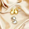 Designer femmes boucles d'oreilles bottega boucles d'oreilles pour femme luxe argent boucle d'oreille boucle d'oreille or unisexe bijoux w7vh #