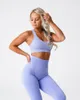 Yoga outfit NVGTN Galaxy Ribbed sömlös Bra kvinnor sport Bras Buttery Soft Gym Vest Workout Tops Fitness andningsbara underkläder Underkläder 5HC5