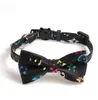 Groothandel huisdierhalsband Presbyope kattenhalsband Boog Kattenhalsband Pu-materiaal met bel