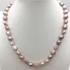 Pendant Necklaces classic 9-10mm south sea natural baroque white pearl necklace 18inch231118