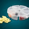 Elenxs 8/10/15 Grid Fishing Clear Storage Box Organizzatore di pesci trasparente Organizzatore di plastica Contenitore in plastica Contenitore pesca di pesca su scatole di alta qualità Sport di alta qualità