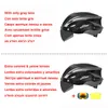 사이클링 헬멧 Superide 충전식 도로 자전거 남성 Visor Rearlight Sports MTB 자전거 TT 렌즈 230418