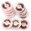 Wholesale Lashes 4/50/100 Pcs Eyelashes Bulk 3D Mink Lashes Makeup Natural False Eyelashes Wispy Long Faux Cils maquillaje femme Makeup Tools AccessoriesFalse