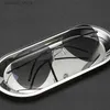 Solglasögon Jackjad 2020 Fashion Rimless Aviation Titanium Polariserade solglasögon Ultralight Driving Design Sun Glasses Oculos de Sol Q231120
