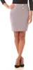 Rekucci Women's Pull-On Stretchy Knit Pencil Skirt with Button Detail