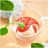 Coffee Tea Tools Sile Strainer Creative Stberry Shape Teas Infuser Home Vanilla Spice Filter Diffuser Cup Hanger Drop Deli Dhgarden Dhh8L
