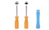 3 in 1 Orange T6 T8 with Hole Screwdriver Set for Xbox One Controller X1 Repair 100set lot1520630