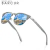 Солнцезащитные очки BARCUR Мужские солнцезащитные очки Алюминиевые поляризованные мужские солнцезащитные очки Классический панк Gafas Oculos De Dol Masculino Q231120