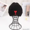 Designer Ami Sticked Hat Ladies Fashion Beanie Cap Winter Woven Wool Warm Men's Birthday Present