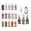 Keychains Lanyards 229 Styles Neoprene Hand Sanitizer Bottle Holder Keychain Bags 30Ml Wristlet Chapstick Drop Delivery Fashion Ac Dhynj