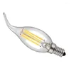 Edison COB Filament Retro LED Light Candle/Flame Bulb Lamp Chandelier G2AB