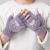 Party Dekoration Frauen Handschuhe 1 Paar Exquisite Half Finger Waschbar Multi-Farben Herbst Winter Weibliche Schreibfäustlinge Für Camping