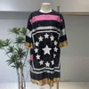 Women's T Shirts Stars Sequins T-shirt Chic O-Neck Loose Fitting Long Tight Tee Tops Fashion Women Summer Clothes Drop