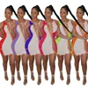 Casual Dresses LW SXY Bandage Hollow-Out Design Red Mini Dress Bodycon Woman Club Sexig Party for Women Short