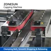 Zonesun Automatische afdichtmachine Twist Off Cap Sealer Ketchup Pasta Chili Saus Glas JAR SCapping Machine Lift Servator Motor Grijper ZS-XG440T