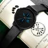 Нарученные часы часы для мужчин роскошные кожаные часы мужские кварцевые браслет мужская мода лучшие бренд -бренд Relogio Masculino