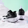 Atlético ao ar livre crianças sapatos de rolo preto branco patins inverno pele dentro crianças tênis de algodão térmico m852 231117