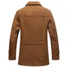 Men's Wool Blends Men Cashmere Trench Coats Winter Jackets Overcoats High Quality Male Business Casual 5 231201