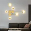 Nordic Modern Wall Lampa LED Minimalistyczny Ściana Ściana Ścikła Sypialnia Schody Lekkie Dekoracja Domowa Lampy kinkietowe