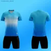 수집 가능한 어린이 축구 유니폼 축구 팀 티셔츠 반바지 소송 성인 전문 Breathab Sports Suit Personcentization Q231118