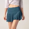 Tennis Skirts Summer Women Sports Anti Exposure Pleated Golf Tennis Skirts Fitness High Waist Elastic Athletic Run Shorts With Pocket 230418