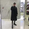 Trench da uomo Cappotto doppiopetto stile Inghilterra Cappotto da uomo lungo per il tempo libero Giacca a vento lunga Elegante qualità Bello College Hombre Coat 230417