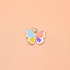 Charms S925 Sterling Silver Diy Jewelry Accessories Bracelet Necklace Drop Glue Butterfly Pendant