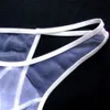 Erkek mesh g string ultra ince seksi iç çamaşırı şeffaf erotik erkeklerin eşcinsel tanga tanga
