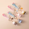 블라인드 박스 Bubu와 Dudu Mitao Cat Keychain Charm 넥타이 넥타이 여성용 가방 자동차 키링 휴대 전화 미세한 보석 액세서리 소녀 선물 230418