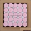 Ljus 50-100 st/Box Love Heart Shaped Round Tealight Candles Smokeless Lite Candle For Valentines Day Confession Proposal Home Deco DHDU1