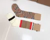 Lüks Bebek Çorapları Çok Renkli Dikiş Tasarım Toddler Socks Çocuk Tasarımcı Giysileri Erkek Kız Hortum Rahat Çocuk Külotlu Köprü