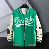 Mens Jackets ins hip Hop Casual Baseball Coat Slim Fit unisex Uniform Bomber Jacket Autumn Youth Trend Academy 231118