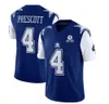 Dallas''Cowboys''Men 4 Dak Prescott 90 DeMarcus Lawrence 11 Micah Parsons 88 CeeDee Lamb Femmes Jeunes Custom Navy 2023 F.U.S.E.Avec le maillot Patch Vapor Limited 1960