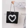 Bolsas de ombro Lace Preto Grande Capacidade Tote 2023 Novo Designer Plissado Spicy Girl Double Bagcatlin_fashion_bags