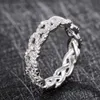 CAOSHI Chic Twist Ring Femme Bandes De Mariage Brillant Zircone Bijoux pour Femmes Élégant Lady Fiançailles Cérémonie Accessoires AA230417