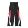 Men's Tracksuits HOUZHOU Baggy Two Piece Set for Men Parachute Wide Leg Pants Sweatshirts Outfit Tracksuit Men Polo Vintage Casual Streetwear 231117