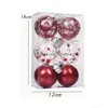 Décorations de Noël Anti-Goutte Gonflable Noël 6 / 8Cm Pet Boule Transparente Décorations d'arbre Boules Suspendues Ensemble 6pcs Livraison Directe Accueil Dhwmi