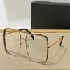 Güneş Gözlüğü Erkek ve Kadın Metal Meydanı Büyük Çerçeve Düz Lens Klasik Göz Koruma Moda Glassessunglasses Sunglassessunglasses
