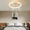 Plafoniere JJC Lampada da ventilatore multifunzione per uso domestico LED muto adatto per soggiorno studio camera da letto