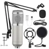 Microphones Studio Equipment Microphone Bundle BM-800 Mic Set pour l'enregistrement Brocasting en alliage de zinc Dropship