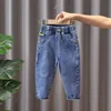 Jeans enfants garçons pantalons jeans pour enfants printemps et automne garçons pantalons de mode décontractés pantalons bébé pantalons longs 230418