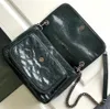Womens White Luxury Designer Chain Counter Counter Facs 2023 New Pochette Totes Handbags Mens Meniine Leather Fashion Bag Evening Crossbody Bag Bag High