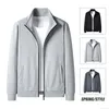 Mäns jackor Luker CMSS Autumn Mens Casual Men Windbreaker Coat Men's Fashion Stand Collar Baseball Jacket Male Business Coats