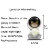 Lampen tinten LED Nachtlicht Astronaut schattige kat/beer/hondenlamp kawaii voor kind baby kinderen slaapkamer bed decor licht zachte warme cadeaubonnen 230418