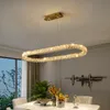 Luxury Crystal Chandelier Modern Villa Dimmable Round Bedroom Living Room Ceiling Lamp Home Decor Indoor Lighting Chandelier