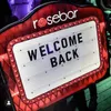 LED Interchangeable letters board VIP marquee sign Red board box light bottle glorifier presenter for nightclub party Custom design rosebar display