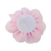 Accessoires pour cheveux 50 pièces 6 cm 8 cm tissu mousseline de soie rosette florale bricolage boutique fleur cheveux fleurs sans clips fille bandeau accessoires FH28 231118