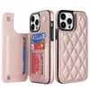 Kaartsleufhouder Lederen portemonnee kisten voor iPhone 14 13 12 11 Pro Max Mini XR XS X 8 7 Plus Samsung S21 S22 S23 Plus S23 Ultra A13 A14 A53 A54 5G Soft TPU Case Cover