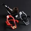 Smoking Pipe Porte-pipe pliable en plastique rouge portable